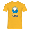Chef - Männer Premium T-Shirt - Gelb