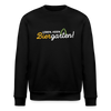 Leben, keen Biergarten! - Unisex Bio Sweatshirt - Schwarz