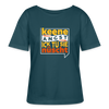 Keene Angst Ick Tu Sie Nüscht - Relaxed Rundhals Frauen Bio-T-Shirt - Dunkles Petrol
