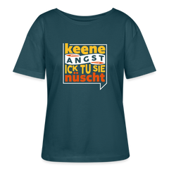 Keene Angst Ick Tu Sie Nüscht - Relaxed Rundhals Frauen Bio-T-Shirt