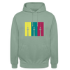 Berlin Retro - Unisex Hoodie - Graugrün