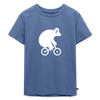 Fahrradbär - Kinder Premium T-Shirt - Taubenblau