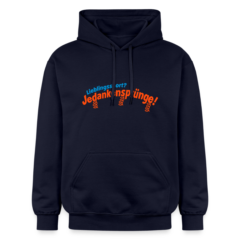 Lieblingssport? Jedankensprünge! - Hoodie - Navy