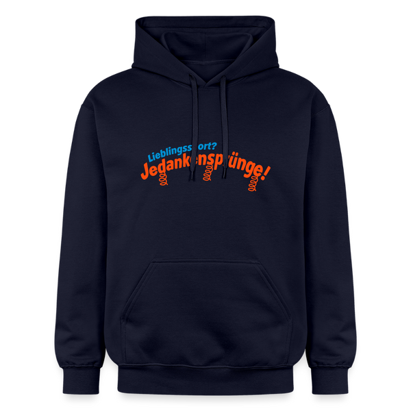Lieblingssport? Jedankensprünge! - Hoodie - Navy