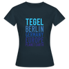Tegel Planet Earth - Frauen Premium T-Shirt - Navy