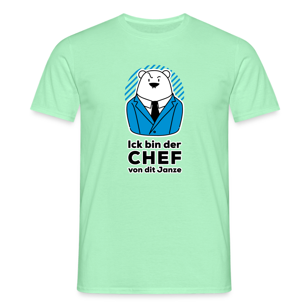 Chef - Männer Premium T-Shirt - Mintgrün