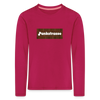 Pankstrasse - Kinder Langarmshirt - dunkles Pink