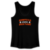 Schwitz'n is wenn Speck flennt - Frauen Bio Tank Top - Schwarz