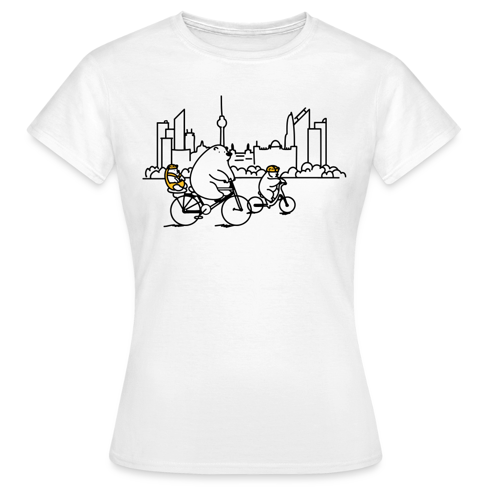 Fahrradtour Berlin - Frauen Premium T-Shirt - Weiß