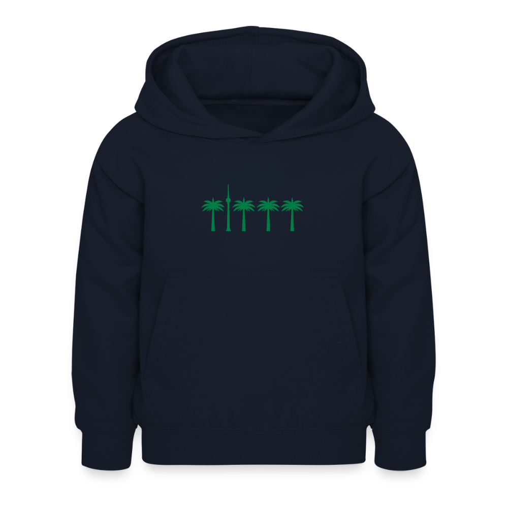 Berlin unter Palmen - Kinder Hoodie - Navy