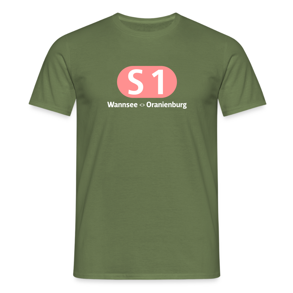 S1 - Männer Premium T-Shirt - Militärgrün