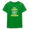 Lass Sonne rin, dit Jraue draußen! - Kinder Premium T-Shirt - Grün
