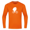 Wegbier Berlin - Männer Sport Langamshirt - Neonorange