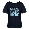 Meene Töle und Icke - Relaxed Rundhals Frauen Bio-T-Shirt - Navy