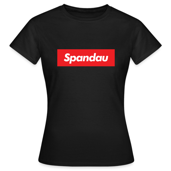 Spandau rot - Frauen Premium T-Shirt - Schwarz
