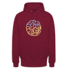 In Form! Rund is 'ne Form! - Unisex Hoodie - Bordeaux