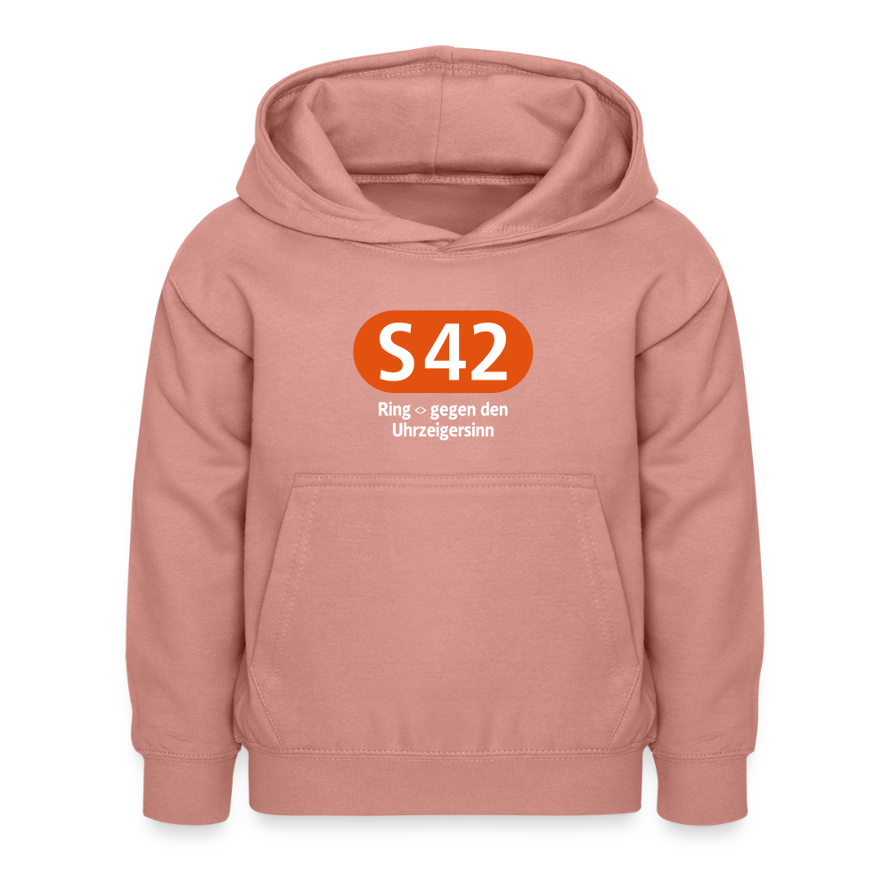 S42 - Kinder Hoodie - Altrosa