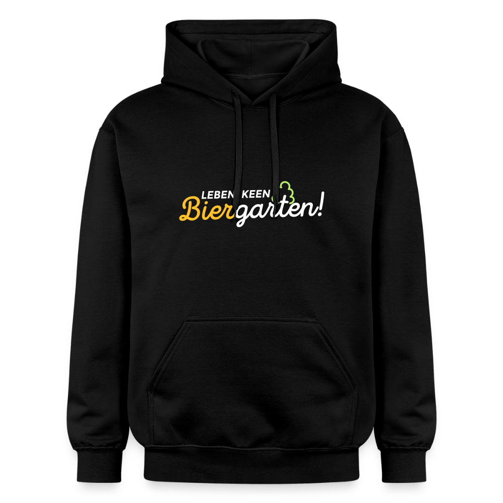 Leben, keen Biergarten! - Hoodie - Schwarz