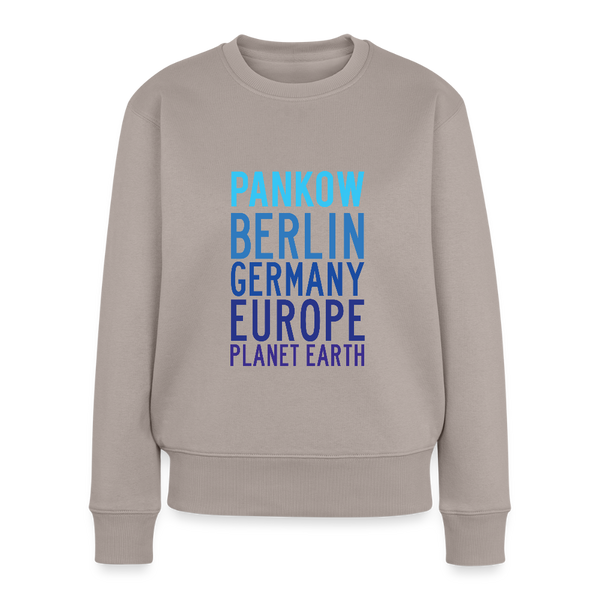 Pankow Planet Earth - Frauen Premium Pullover - Taupe