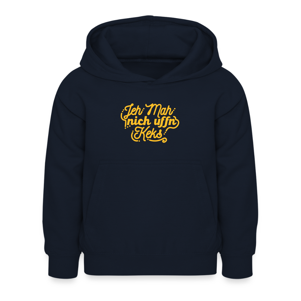 Jeh mah nich uffn Keks gelb - Kinder Hoodie - Navy