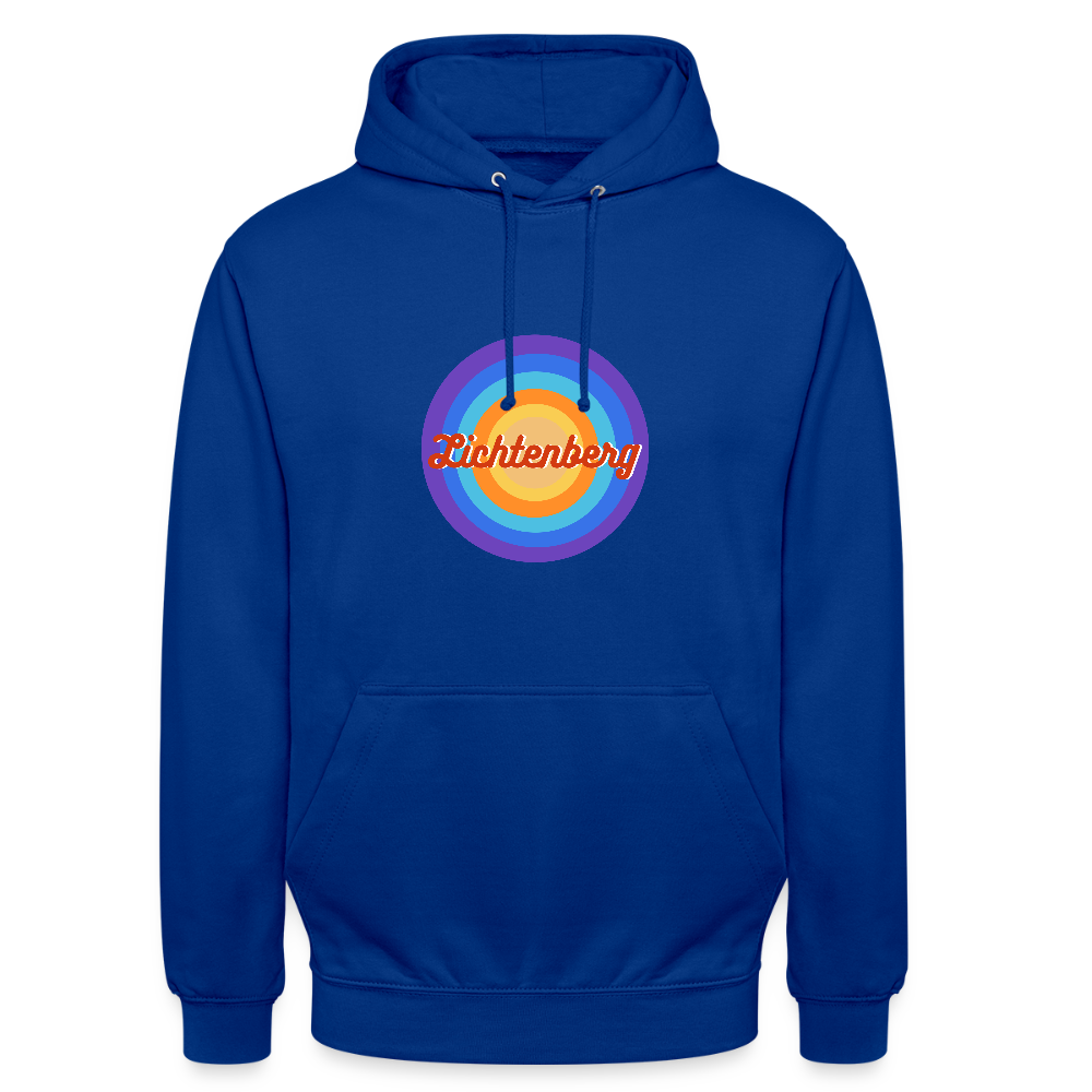 Lichtenberg Retro - Unisex Hoodie - Royalblau
