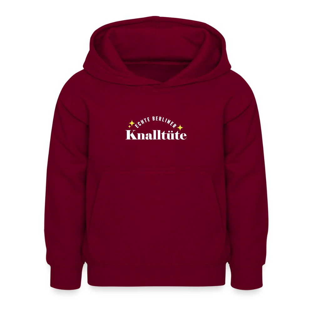 Echte Berliner Knalltüte - Kinder Hoodie - Bordeaux