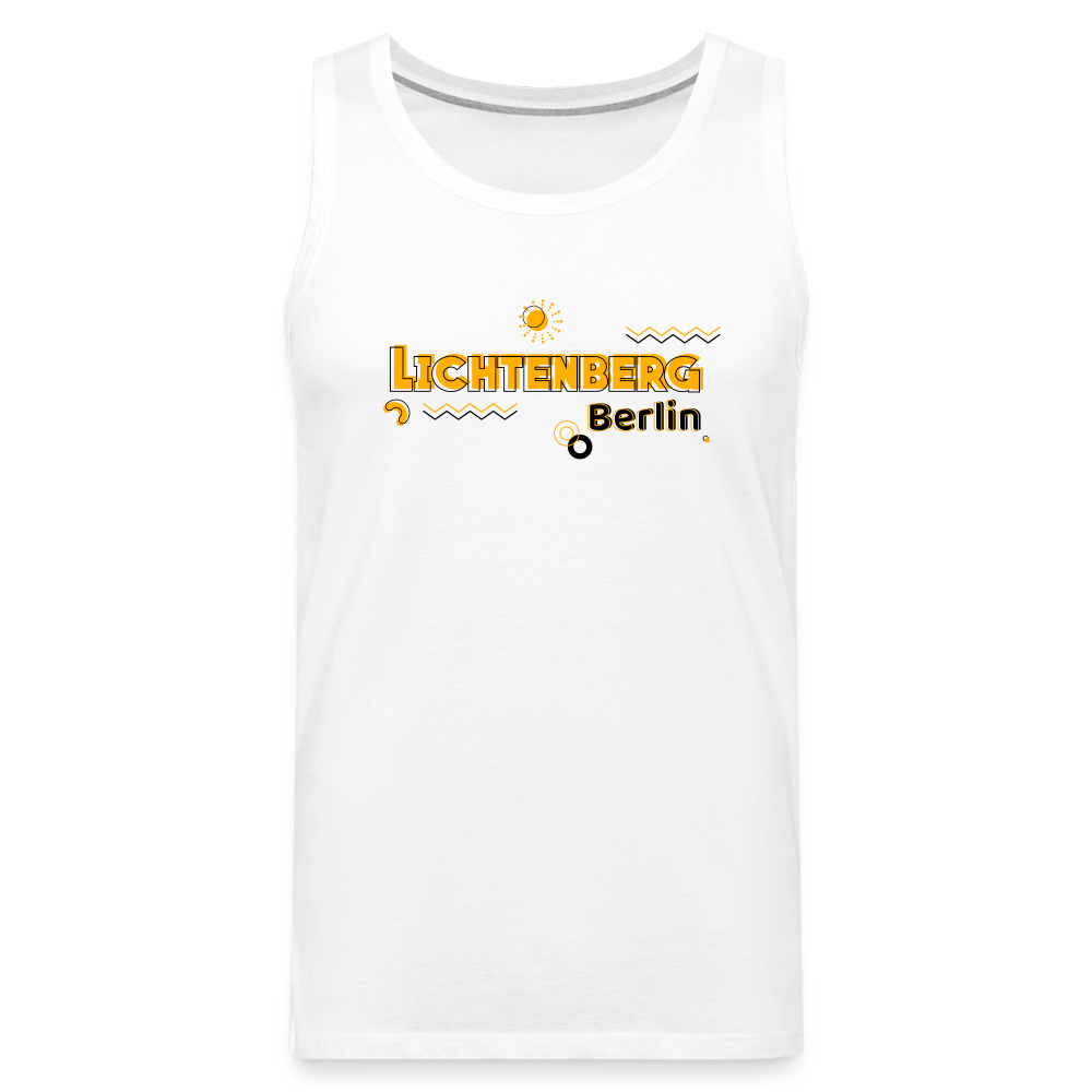 Lichtenberg - Männer Premium Tank Top - Weiß