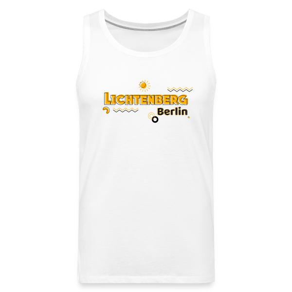 Lichtenberg - Männer Premium Tank Top - Weiß