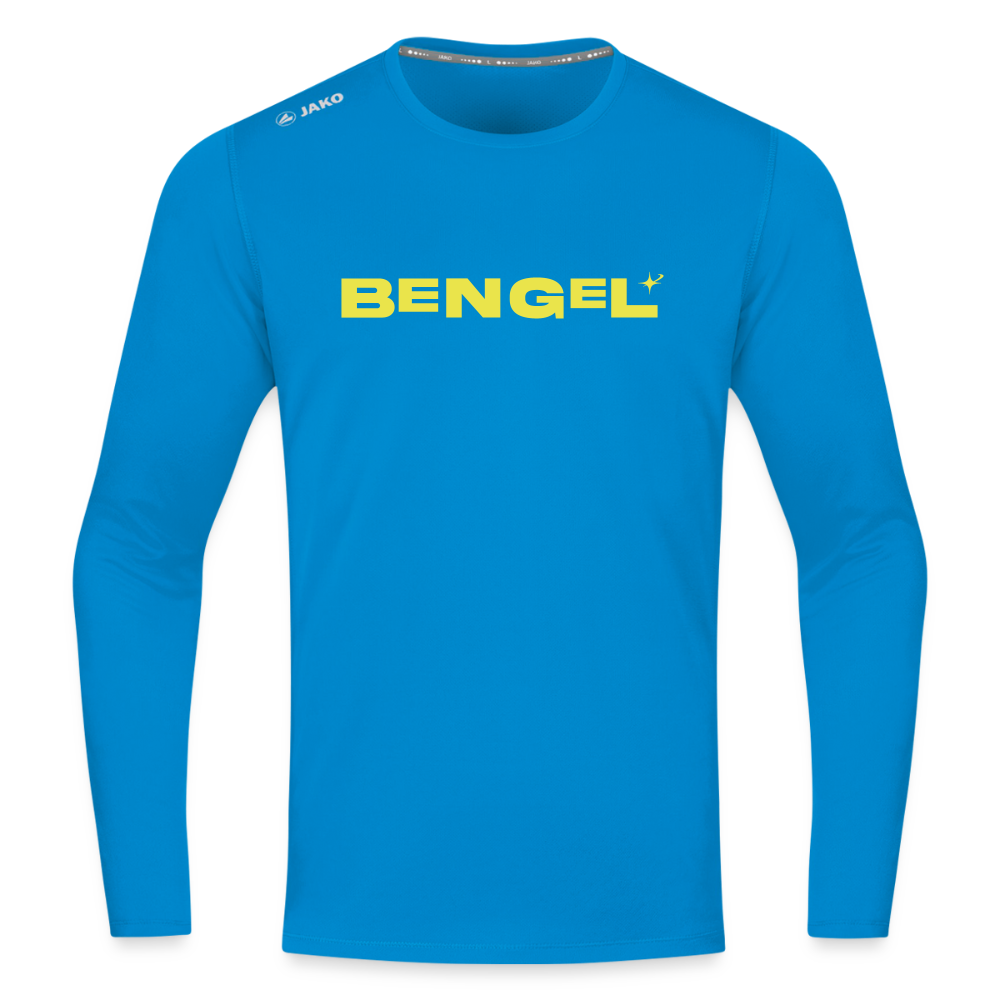 Bengel Berlin - Männer Sport Langamshirt - Saphirblau