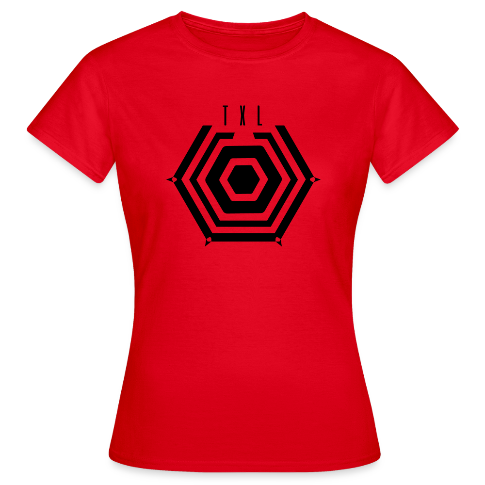 Tegel TXL Umrisse - Frauen Premium T-Shirt - Rot