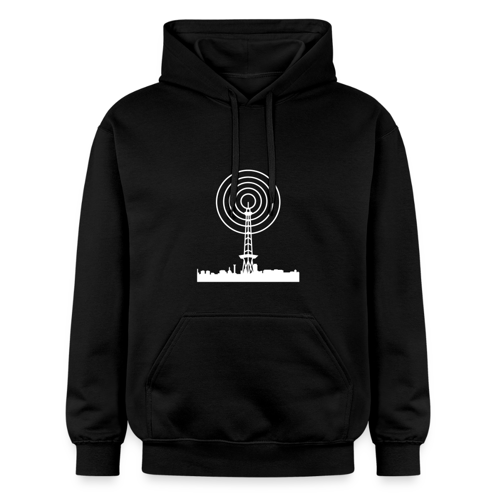 Funkturm im Fokus - Hoodie - Schwarz