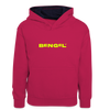 Bengel Berlin - Kinder Kontrast-Hoodie - Pink/Navy