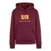 U9 - Frauen Premium Hoodie - Burgunderrot