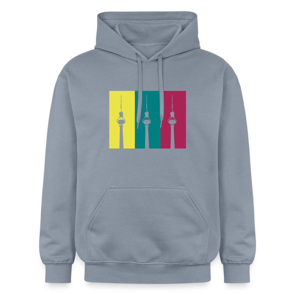 Berlin Retro - Hoodie - Blau
