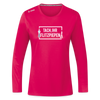 Tach ihr Flitzpiepen - Frauen Sport Langarmshirt - dunkles Pink