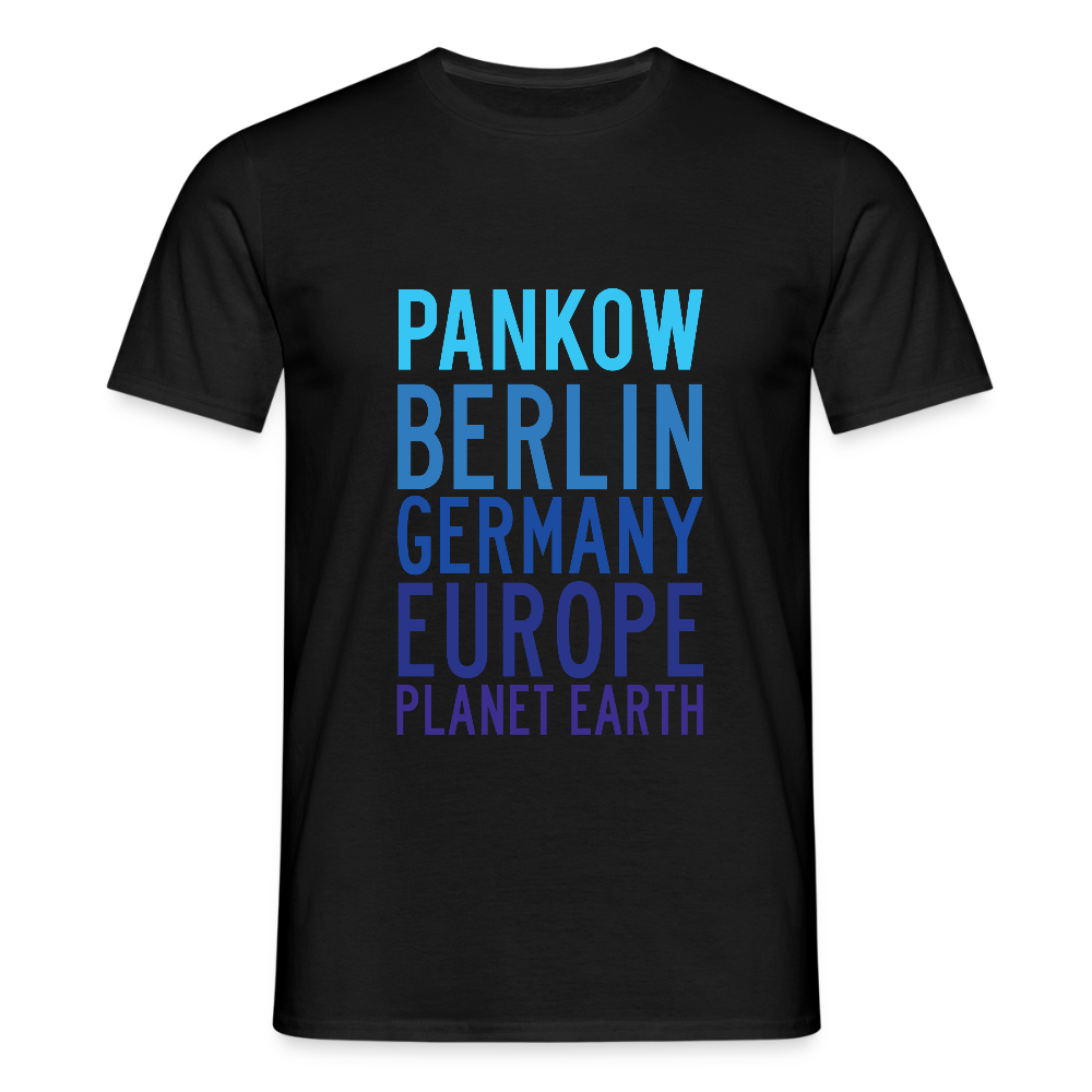 Pankow Planet Earth - Männer Premium T-Shirt - Schwarz