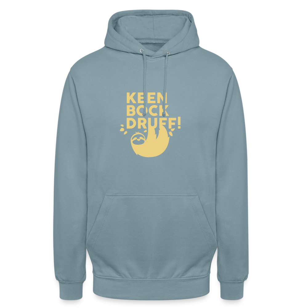 Keen Bock druff! - Unisex Hoodie - Nebelblau