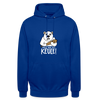 Pass ma uff Keule - Unisex Hoodie - Royalblau