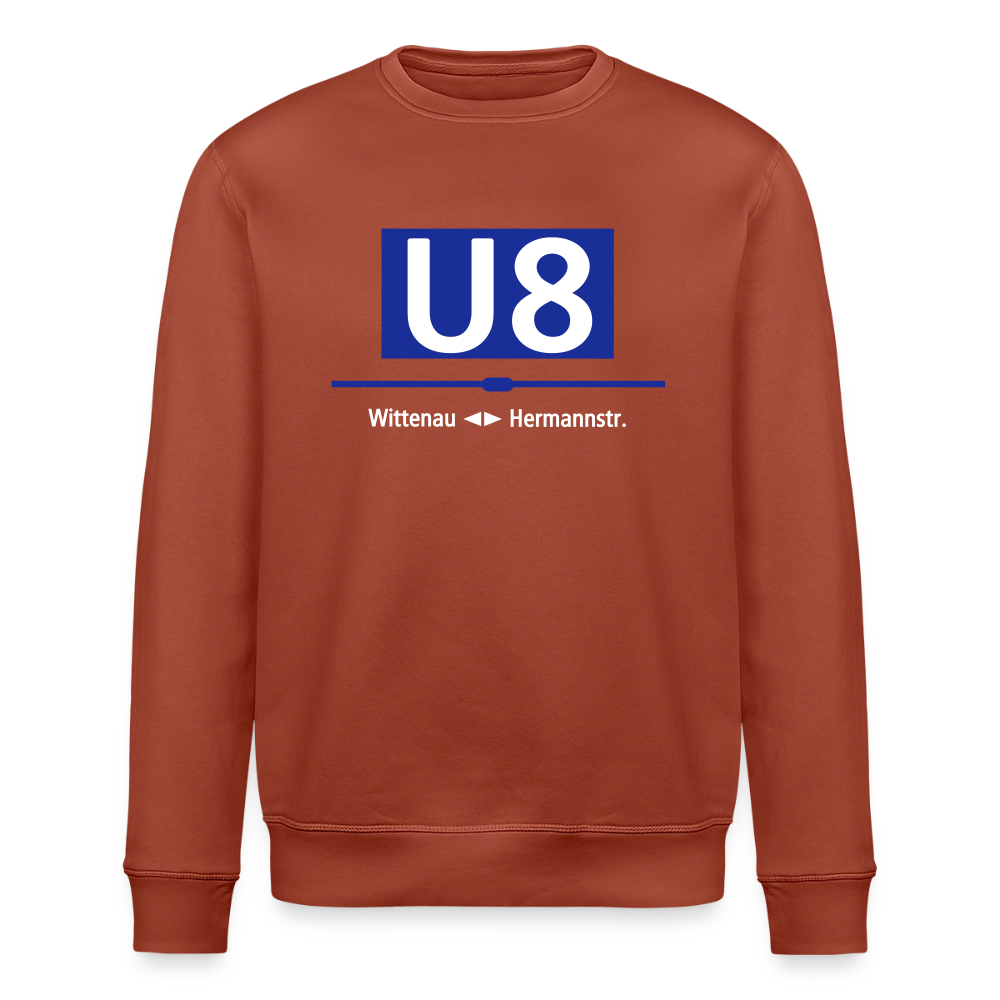 U8 - Unisex Bio Sweatshirt - Terrakotta