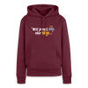 Will ja nett sein, aber ohje... - Frauen Premium Hoodie - Burgunderrot