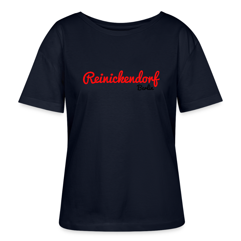 Reinickendorf Berlin - Relaxed Rundhals Frauen Bio-T-Shirt - Navy