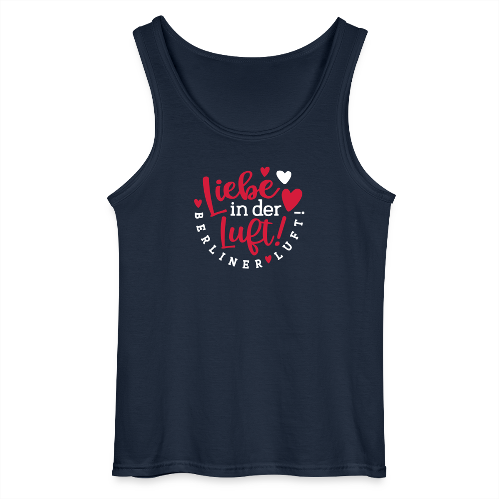 Liebe in der Luft! Berliner Luft! - Männer Tank Top - Navy