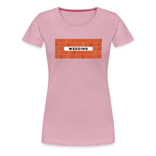 Wedding - Frauen Premium T-Shirt - Hellrosa