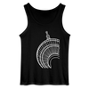 Der Turm von unten - weiß - Männer Tank Top - Schwarz