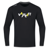 VAJISSET - Männer Sport Langamshirt - Schwarz