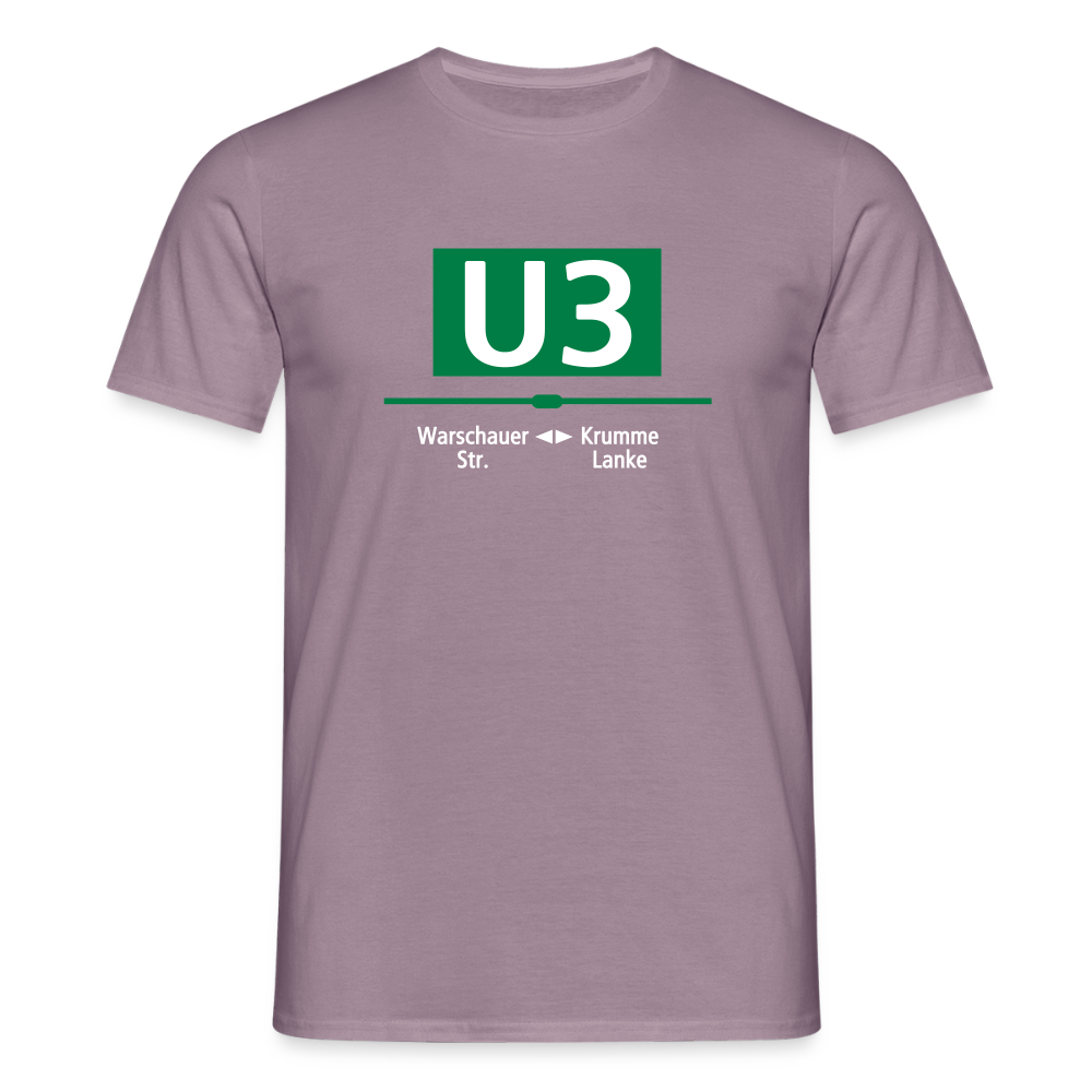 U3 - Männer Premium T-Shirt - Lilagrau