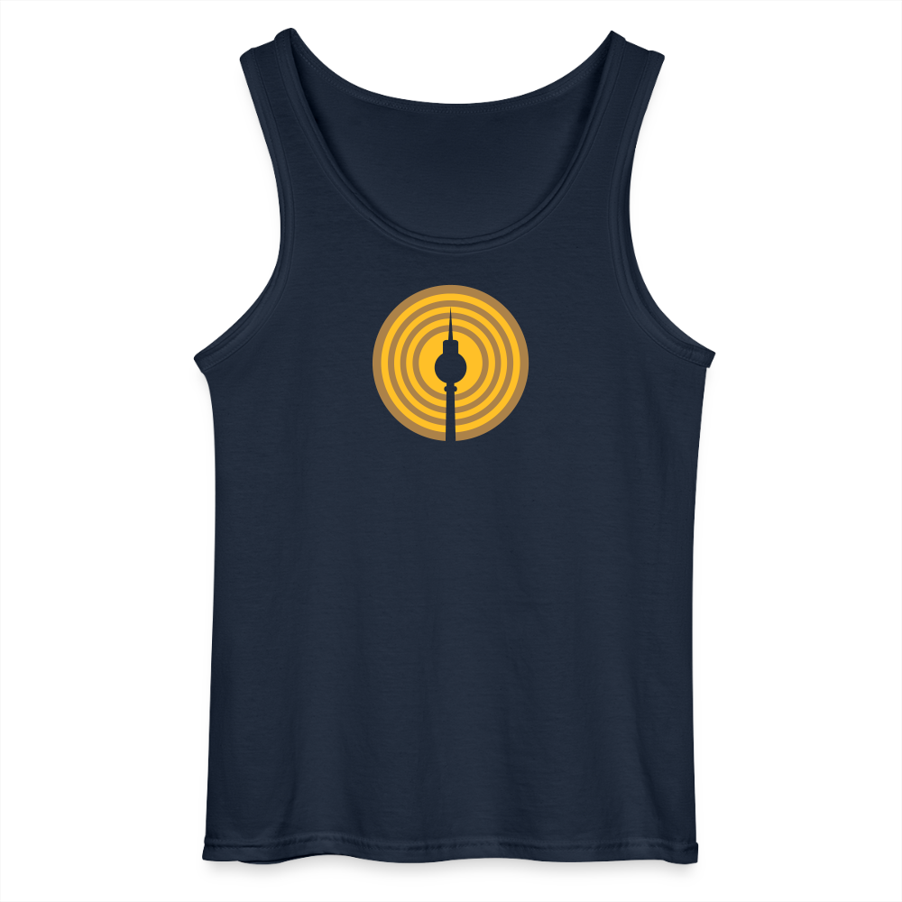 Berlin im Fokus - Männer Tank Top - Navy