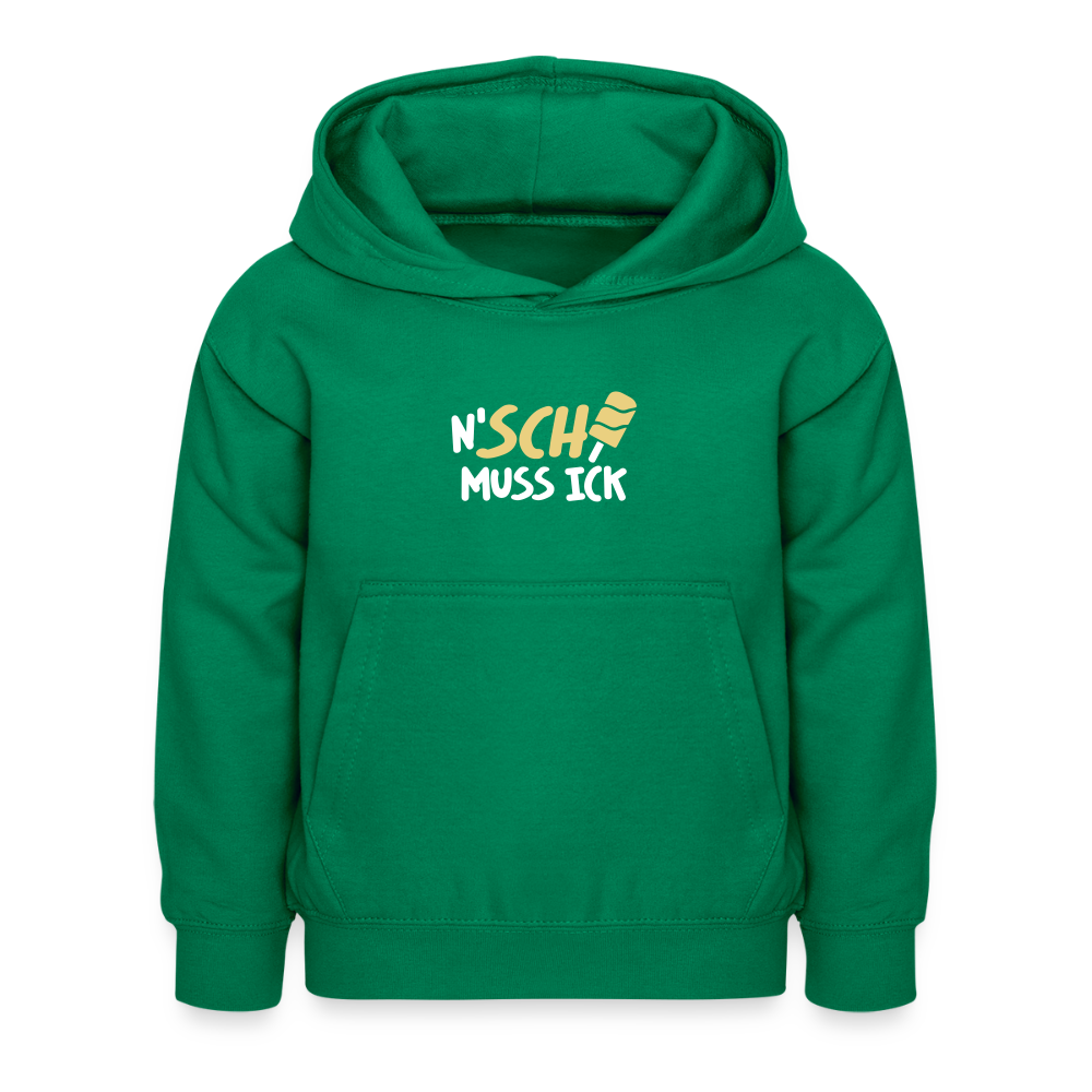 N'SCH... MUSS ICK - Kinder Hoodie - Kelly Green