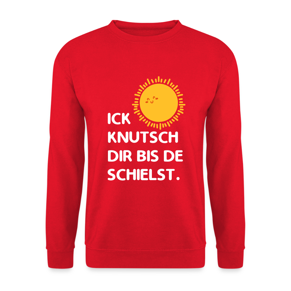 Ick knutsch dir Sonne! - Unisex Pullover - Rot