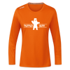 Mama Bär - Frauen Sport Langarmshirt - Neonorange